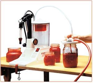 Tappeaggregat til marmelade, pureer og mos, ekstratilbehør til påfyldningsmaskine, Enolmatic, varenummer 3222/3222a